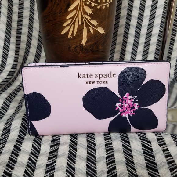 kate spade Handbags - Large Slim Bifold Wallet Grand Flora Kate Spade